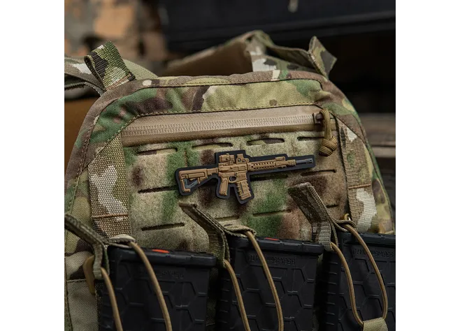 Нашивка M-Tac AR-15 3D PVC Coyote Фото 2